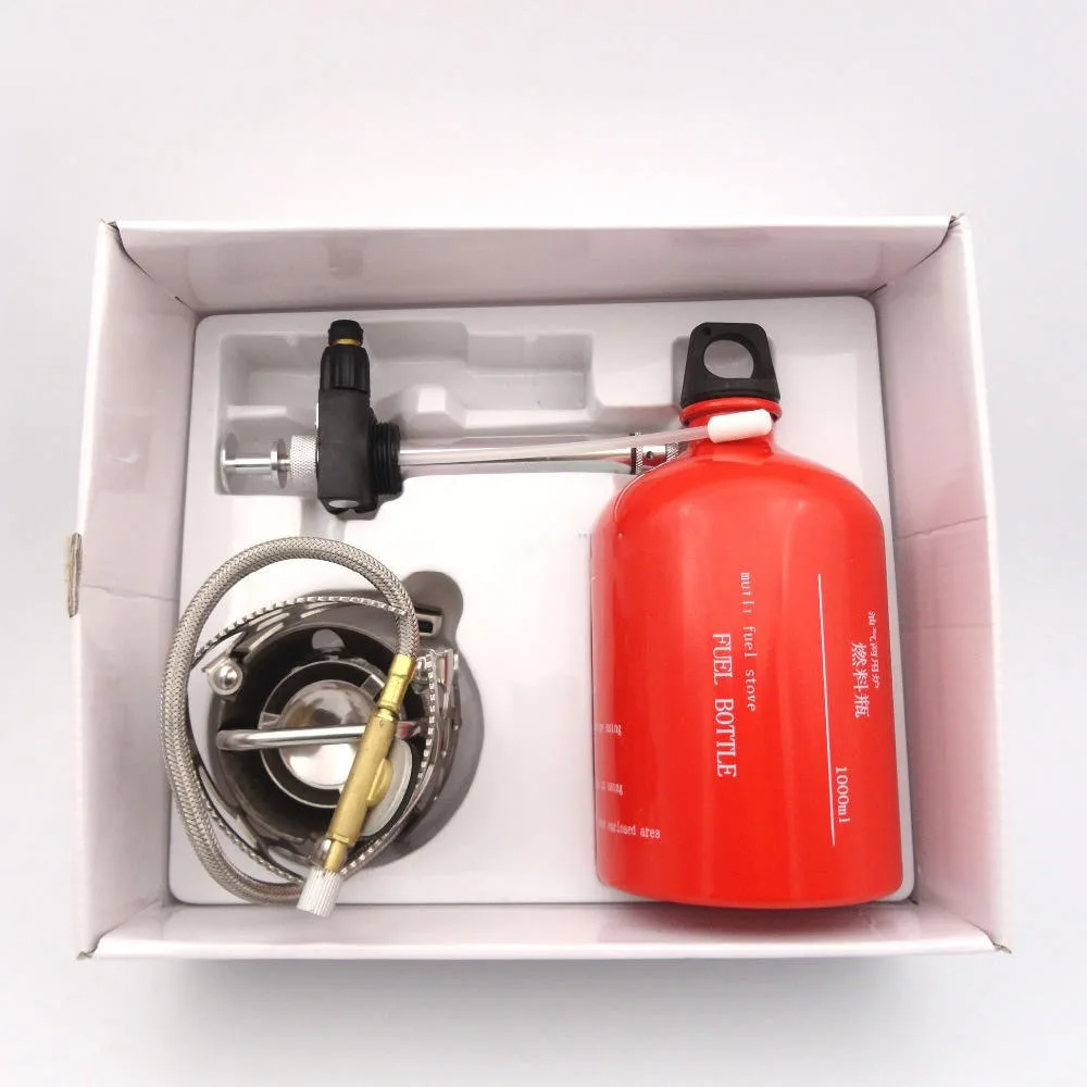 Oil/Gas Petrol Gasoline Multi Fuel Pressure Stove Outdoor Portable Cooking Safety Burner Liquid Fuel Furnace For Camping