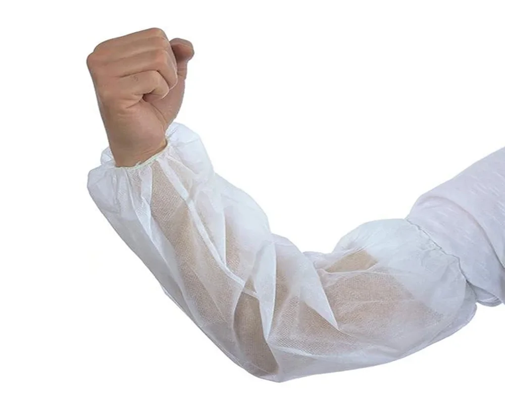 Disposable Anti Dust Non-woven Sleeve Cover For Food Industry Use