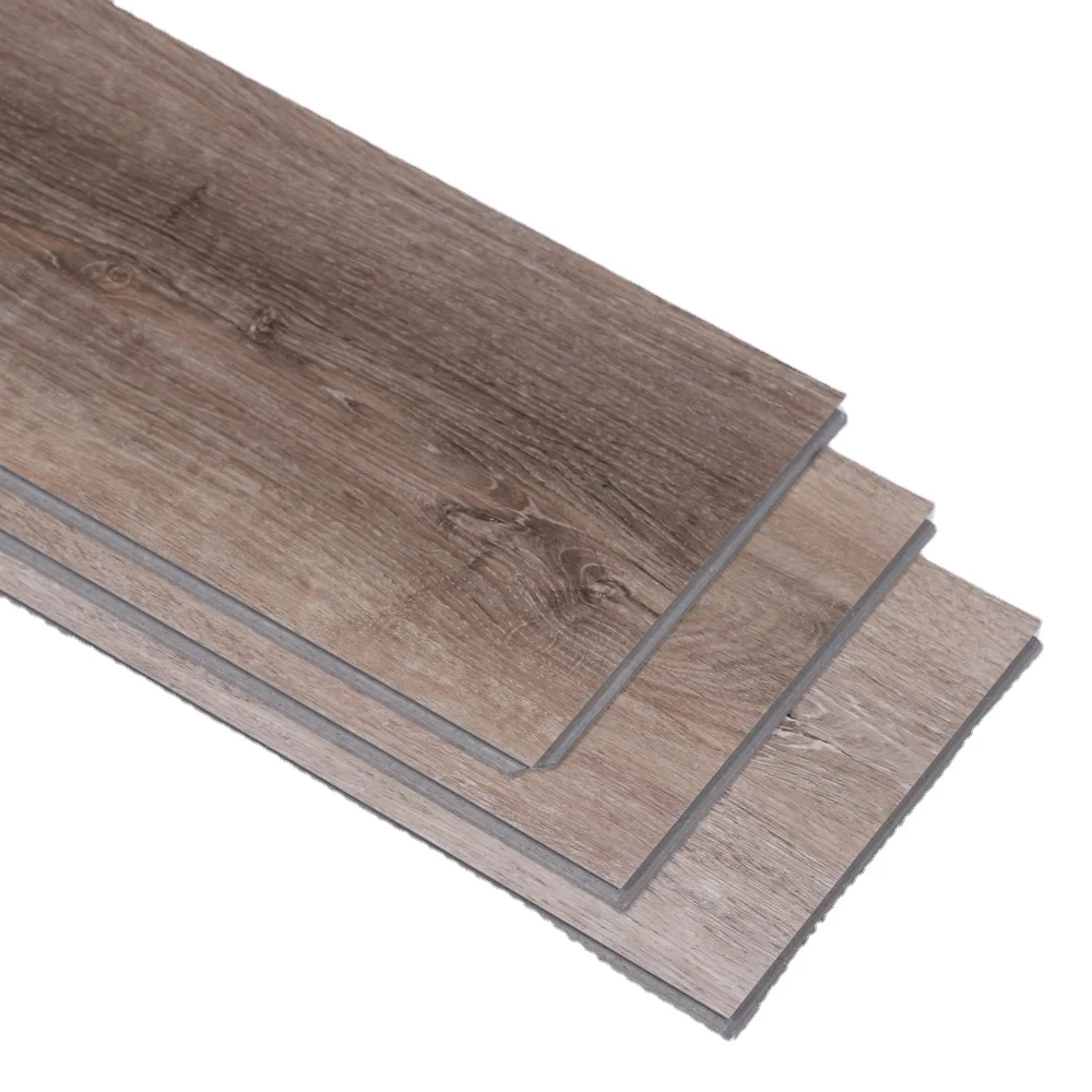 AOLONG Waterproof Dance Stone Plastic Hybrid Wood Grain Laminate Tile Spc Click Flooring Vinyl Plank Prices