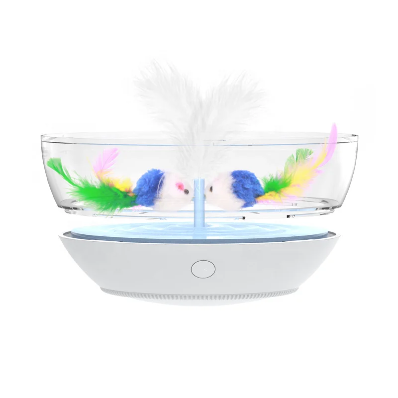 amazon tiktok hot selling Smart cat teaser toy Interactive cat feather teaser Smart cat toys teaser