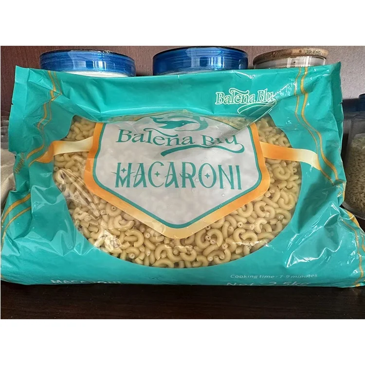 Hot Prices Customized Packaging High Quality Low Calorie Pasta Wheat Spaghetti Macaroni Q Smooth Delicious