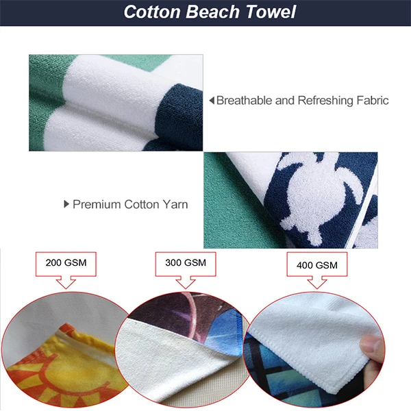 Bottle Recycled Beach Towel Superdry Microfiber Waffle Beach Towel Wholesale Custom Sand Free Printed Beach Towel