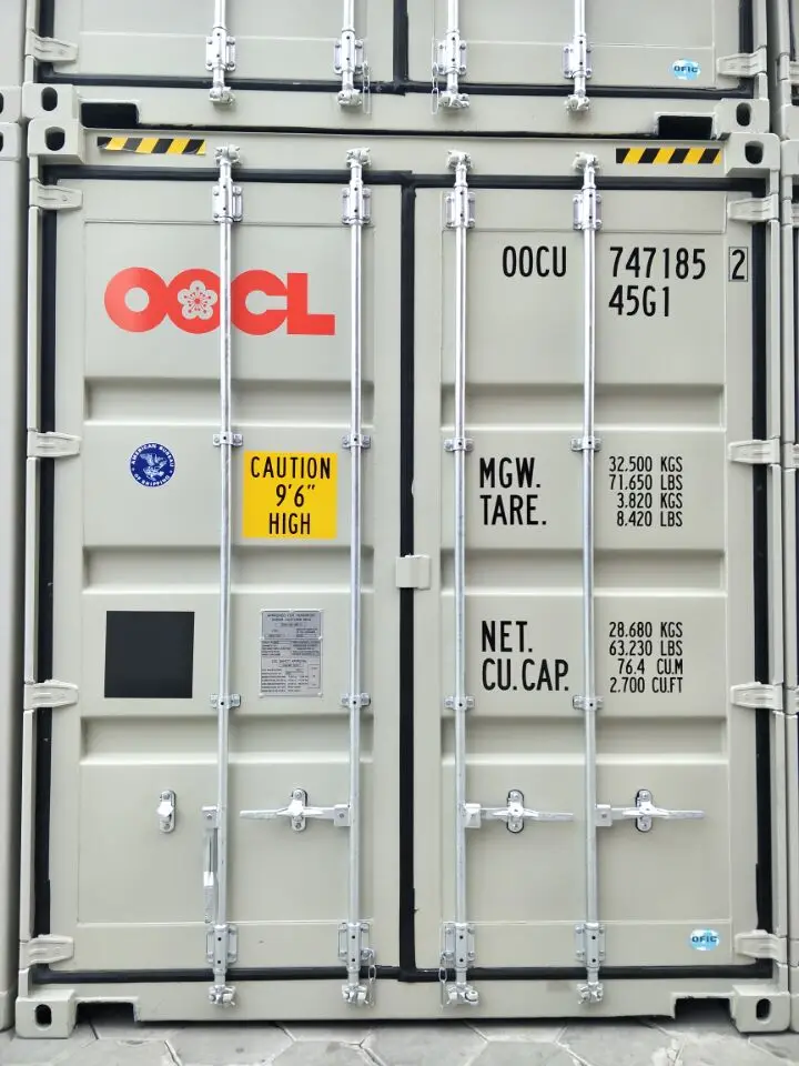 2020 truck body parts container door lock