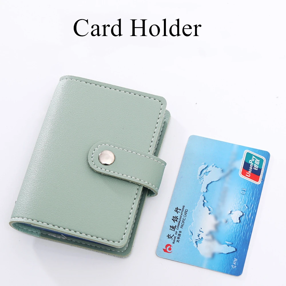 Anti Rfid Credit Card Holder Wallet Blocking Reader Lock PU Leather Cards Holder 26 Card Slots ID Bank NFC Protector Organizer