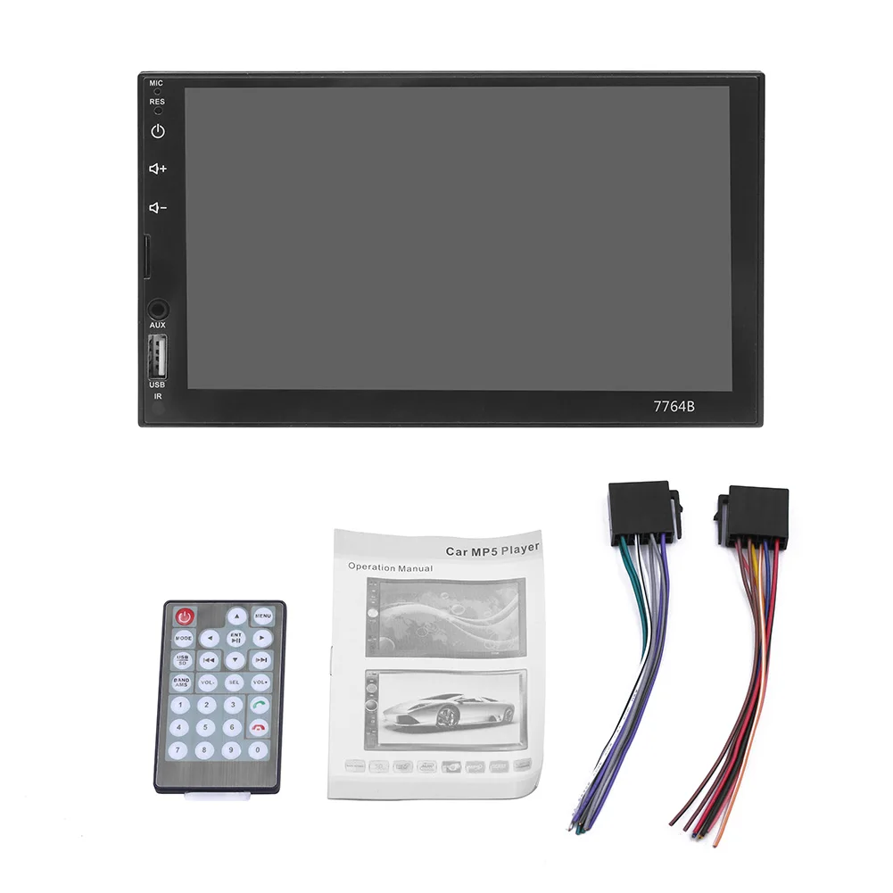 7023D double din car stereo radio video full touch screen 2din 7 inch car mp5 mp3 dvd player double din audio multimedia player