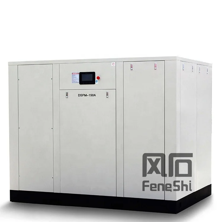 
High quality CE Screw Air Compressor Manufacturers 160KW 200HP Permanent Magnet Screw Air Compressor 