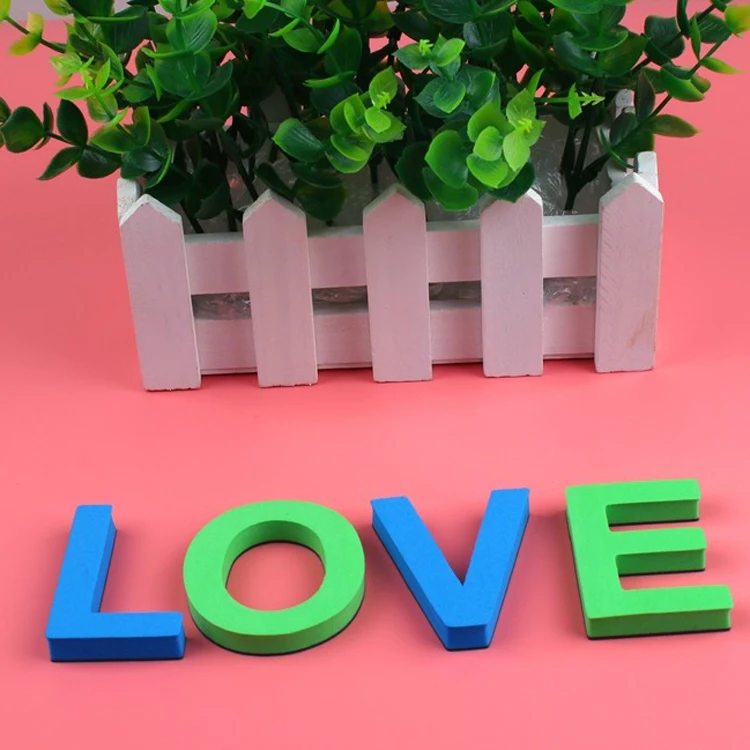 New Mold 26PCS Baby EVA Foam Numbers Letter Puzzle Toy Eva Souvenir Fridge Magnet