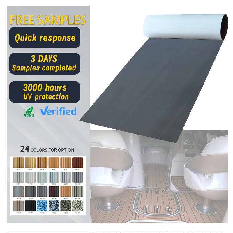 EVA/PE Marine Deck Factory Boat Flooring Mat Double Color Foam