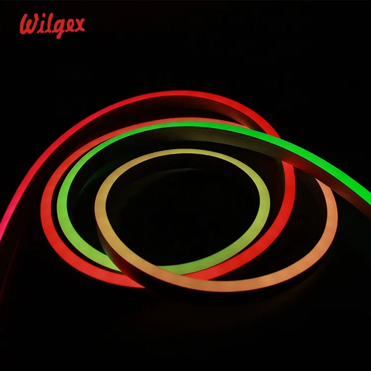 10X20mm Pvc Led Rope Light Outdoor Addressable Neon Flex Landscape Lighting Rgb Neon Led Strip Light for home decoration