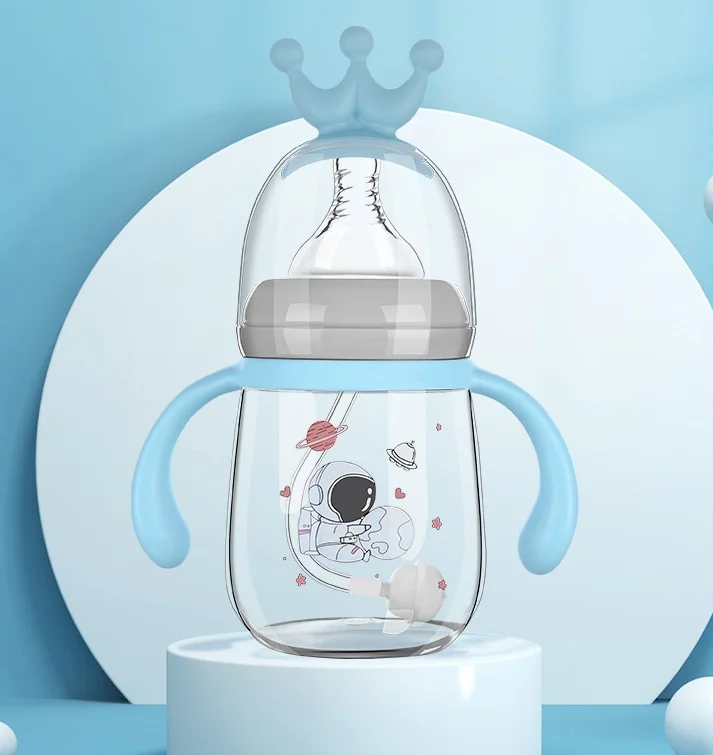 Baby Bottles Anti-Colic Breastfeeding Bottles with Medium Flow Nipple  Suitable for Babies 3-6 Months 180ml