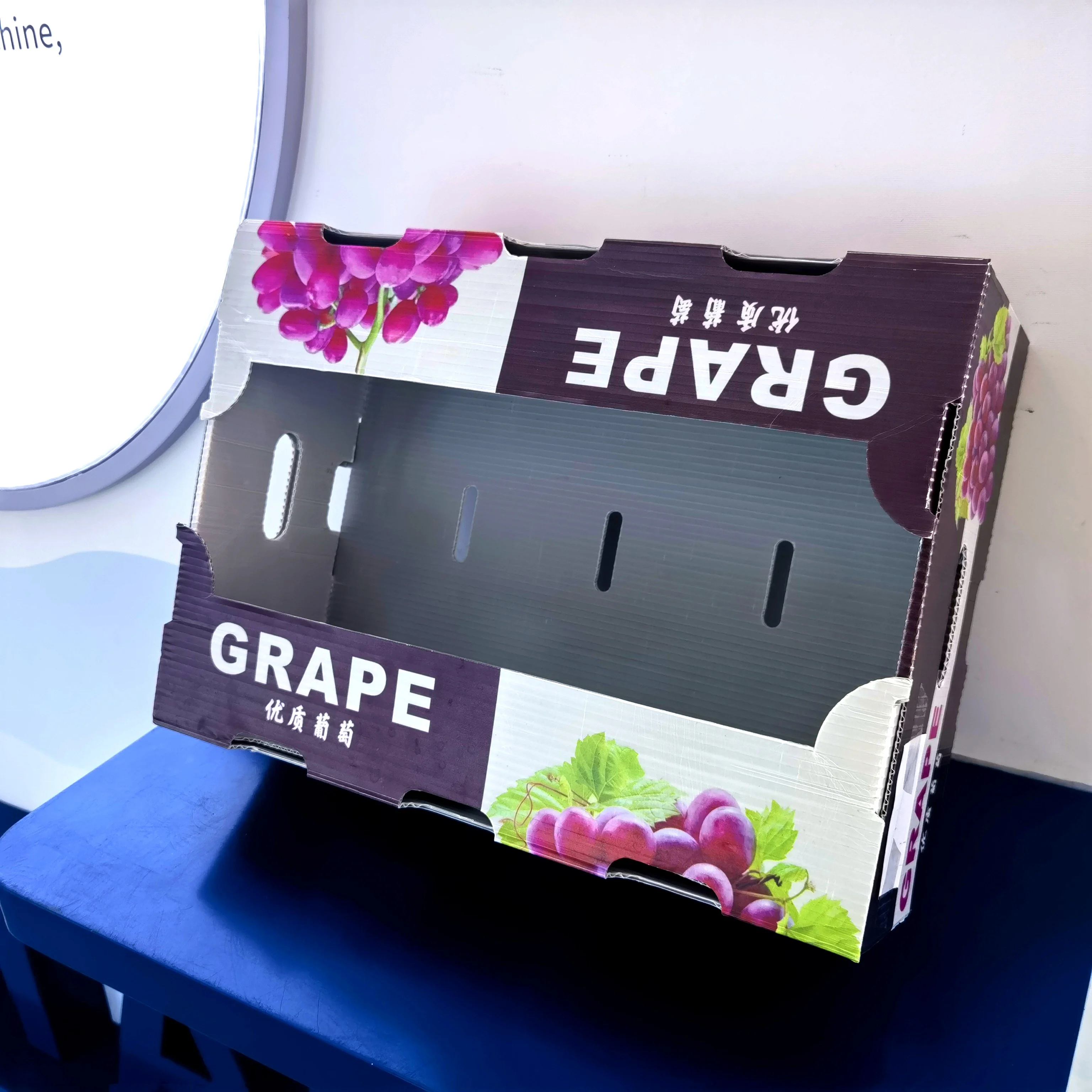 Vietnam/China Factory Corrugated Coroplast PP Waterproof Plastic Seafood Packaging Box