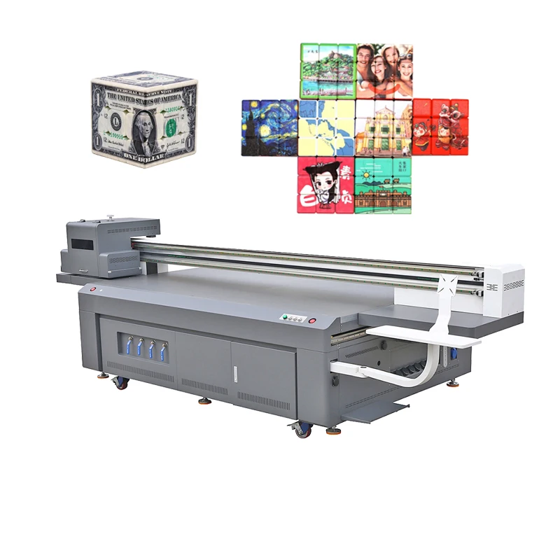 Big Size 2.5m Digital PVC Magic Cube Printing Machine 2513 Flatbed UV Printer with Ricoh G6 Print Head