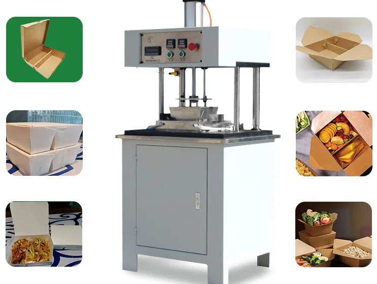 disposable customized fast food box making machine/disposable lunch box making machine made in China