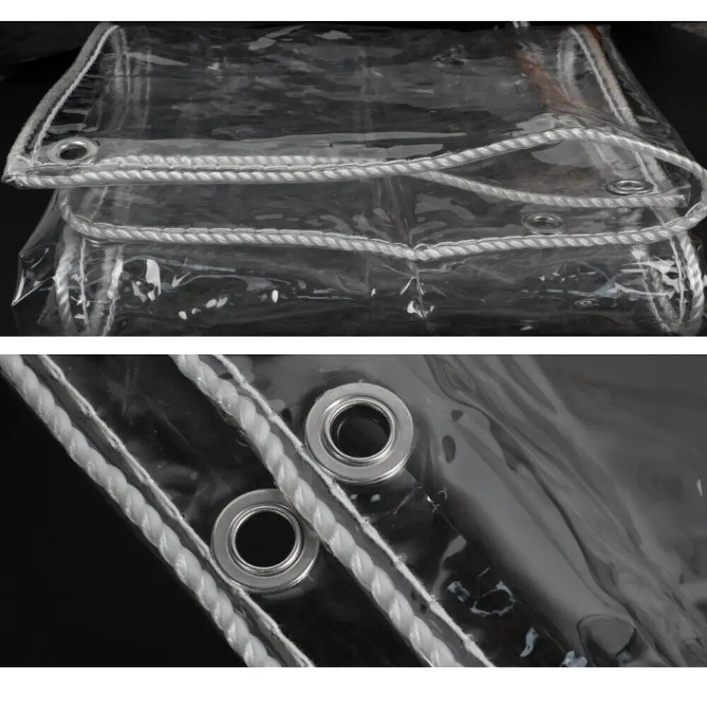 Tarpaulin Roll Heavy Duty Waterproof Tarpaulin Tear-resistant High-density PVC Tarp for Tent Garden PVC Pvc Coated Other Fabric