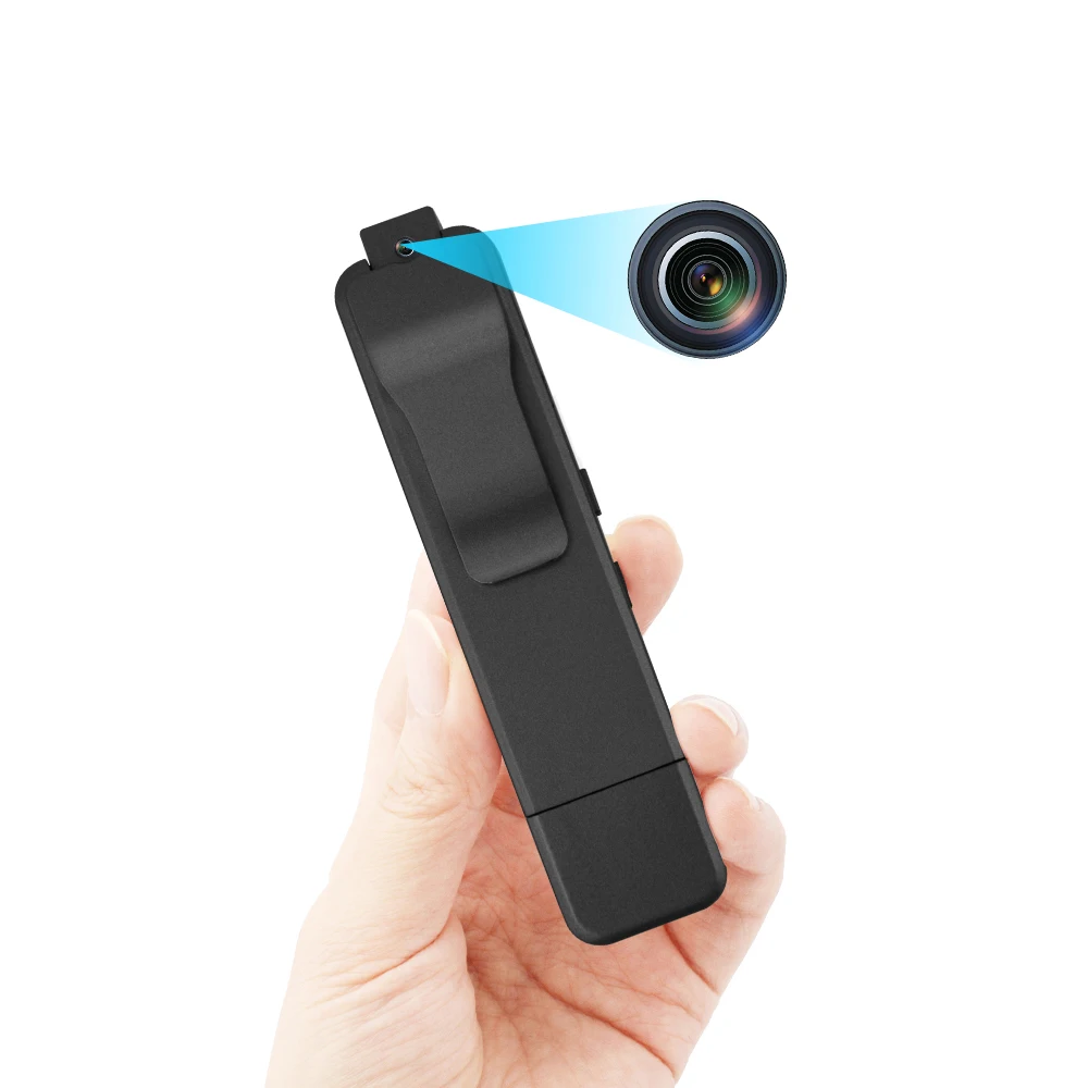 Pocket USB Mini Camera Camcorder Record Sound and Video Up to 8 hours, Small Video Clip Camera 1080P
