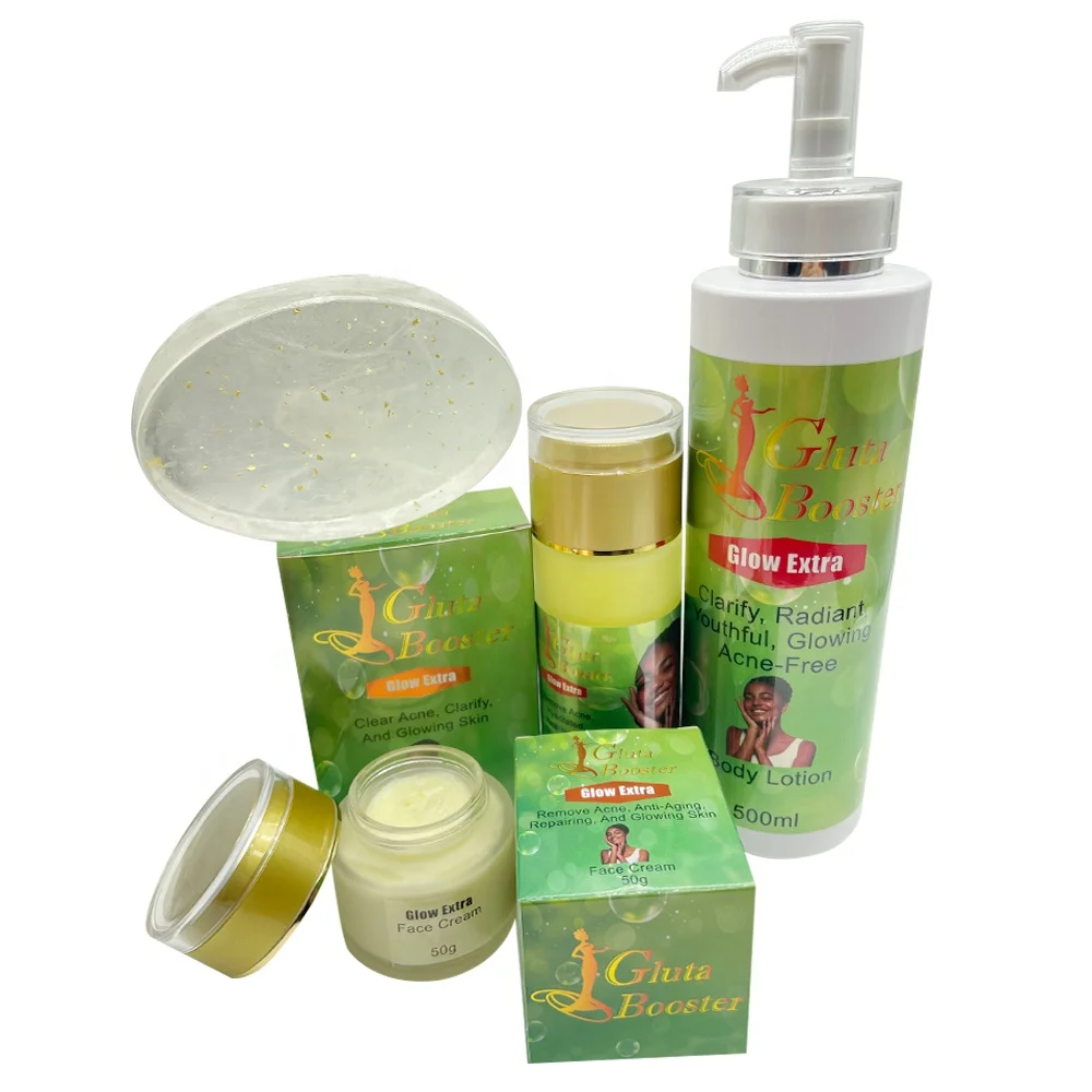 Strong Glowing Nourishing Moisturizing Anti Tache Acne-Reducing Dark Spots Cleaner Body Set Antioxidants Restoring