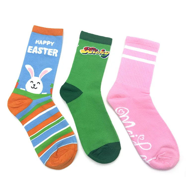 YYX Sports Pure Cotton Socks Custom Fashion Cartoon Anime Style Jacquard Logo Soft Cotton Socks Sports Home Breathable Socks