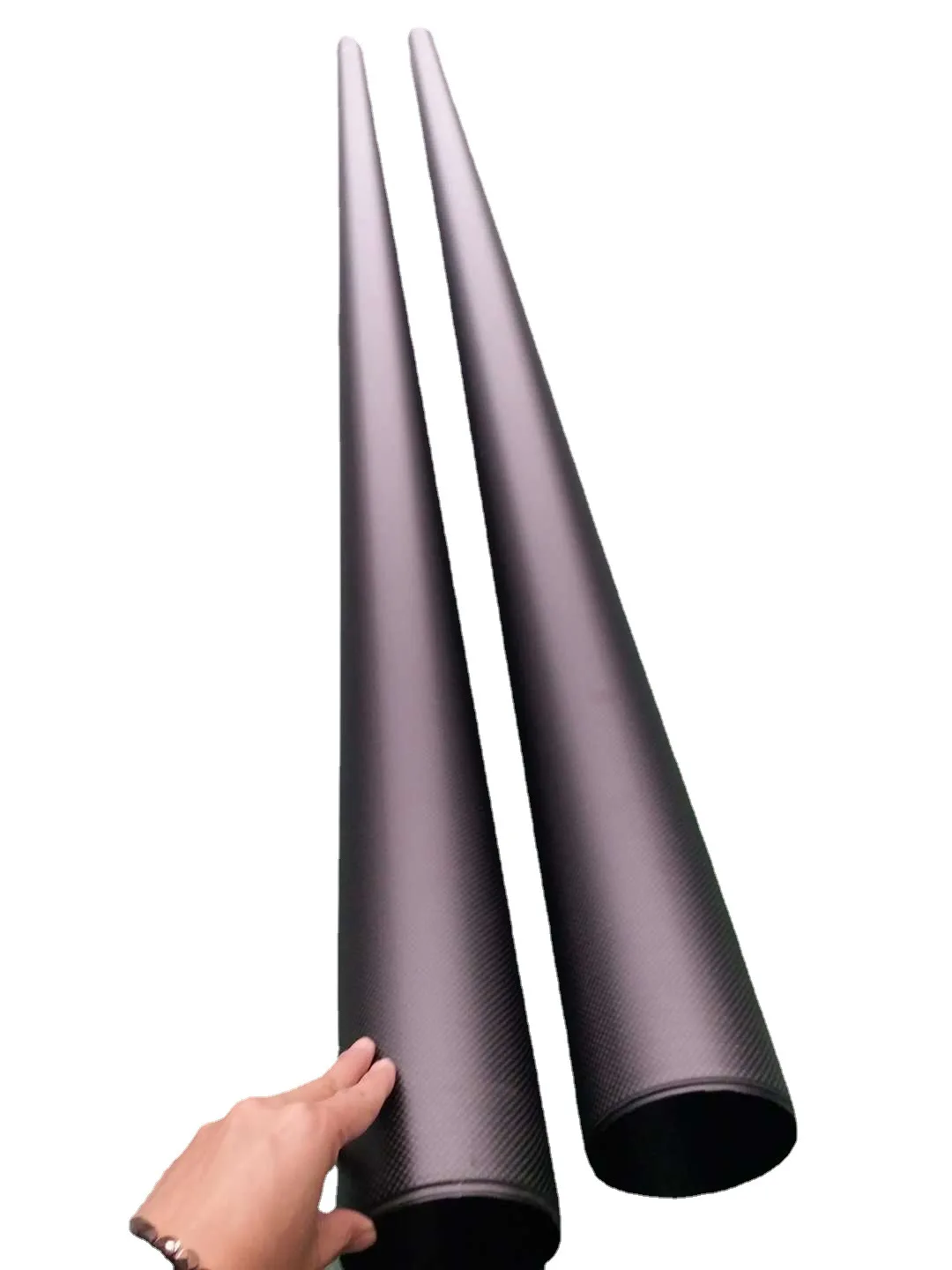 3m long hang glider carbon fiber tube 40mm 50mm 3k carbon fiber tube color hang glider carbon fiber tube