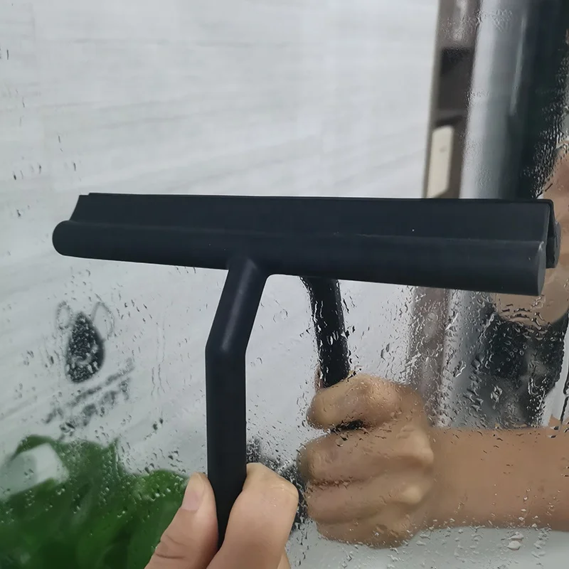 Professional Shower Squeegee Window Glass Wiper Scraper Cleaner Squeegees with Silicone Blade
