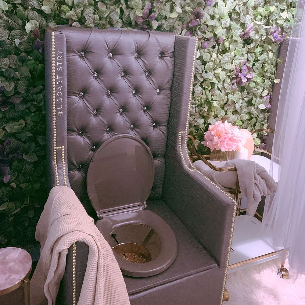 Yoni vaginal steaming spa chair yoni pedicure chairs