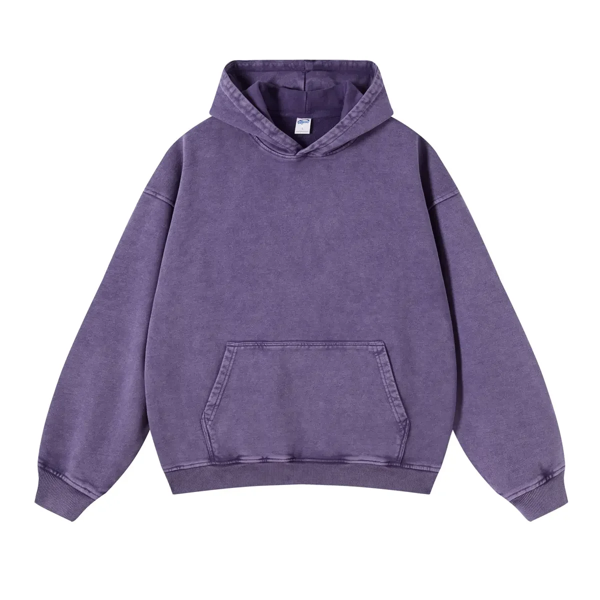 Factory wholesale custom heavyweight 420g antique batik old hooded sweater loose suitable for washed street wear ladies hoodie