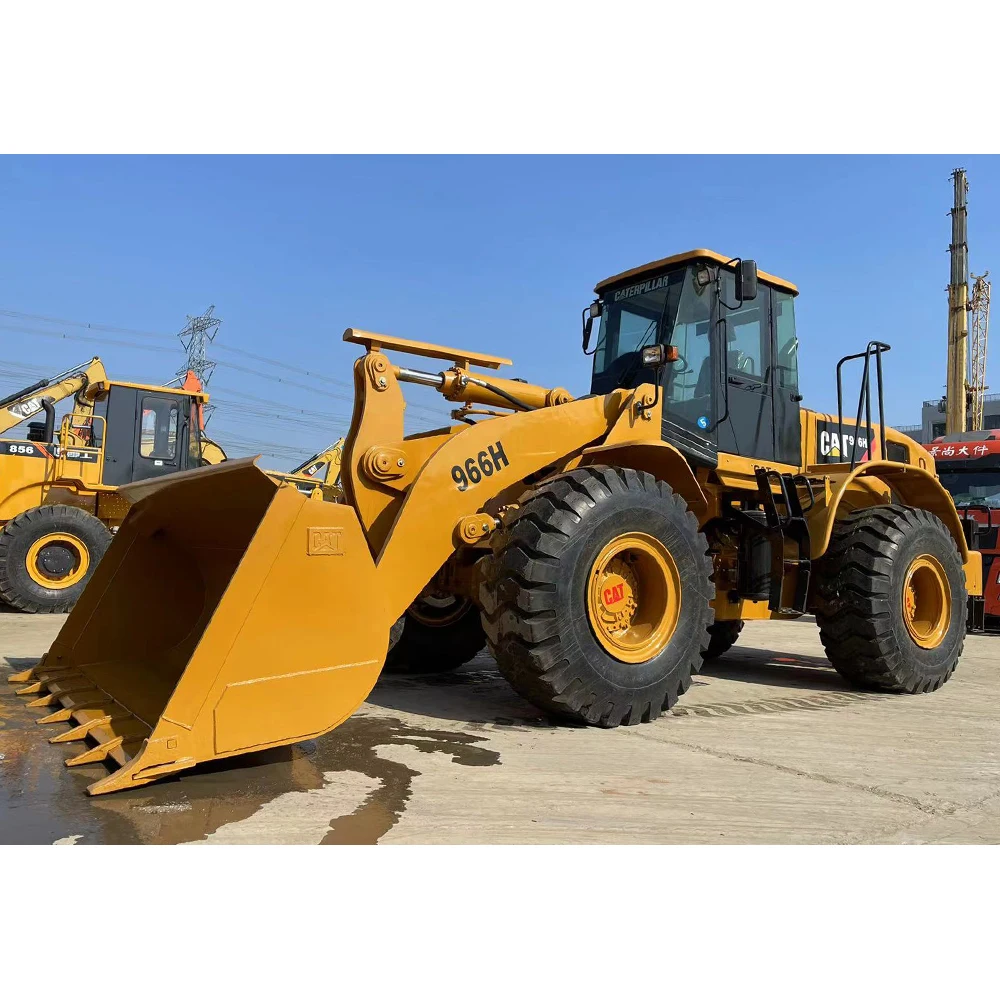 Cheap Price 23ton Second-Hand CAT 966H Construction Heavy Duty Machine Used Front Wheel Loader