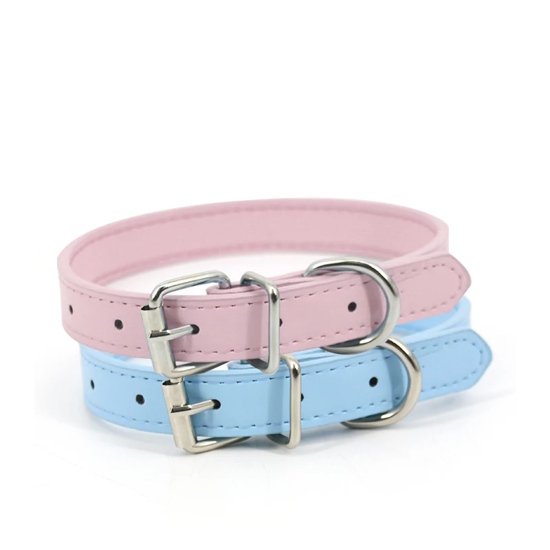 Manufacturer wholesale multi-colors adjustable cat dog collar with candy color OEM accept