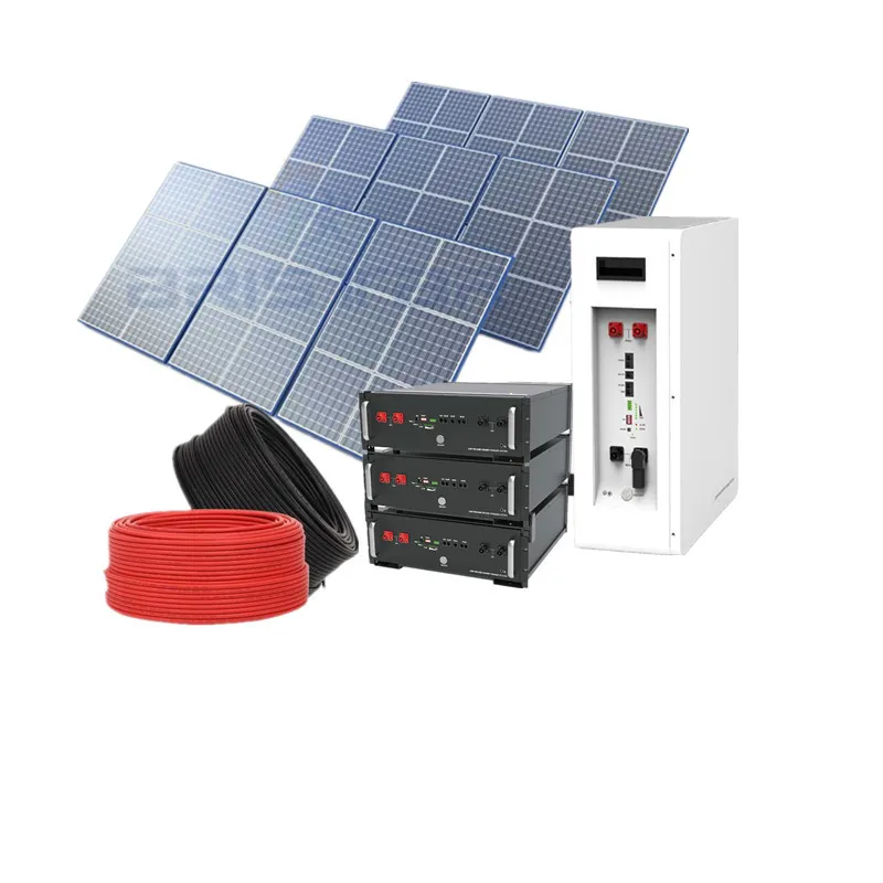 HF Hot Sale Complete Hybrid Inverter House Off grid Home 5Kw 10Kw Solar Power System Off Grid Home Roof Solar System