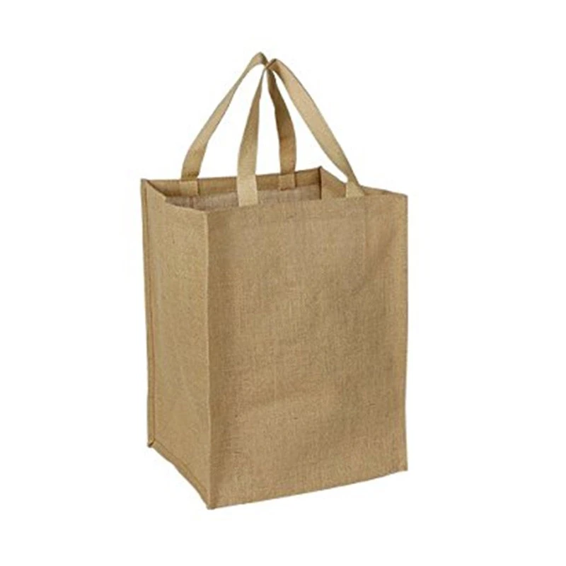 High Quality Reusable and Durable Jute Bag Custom Shopping Tote Bag