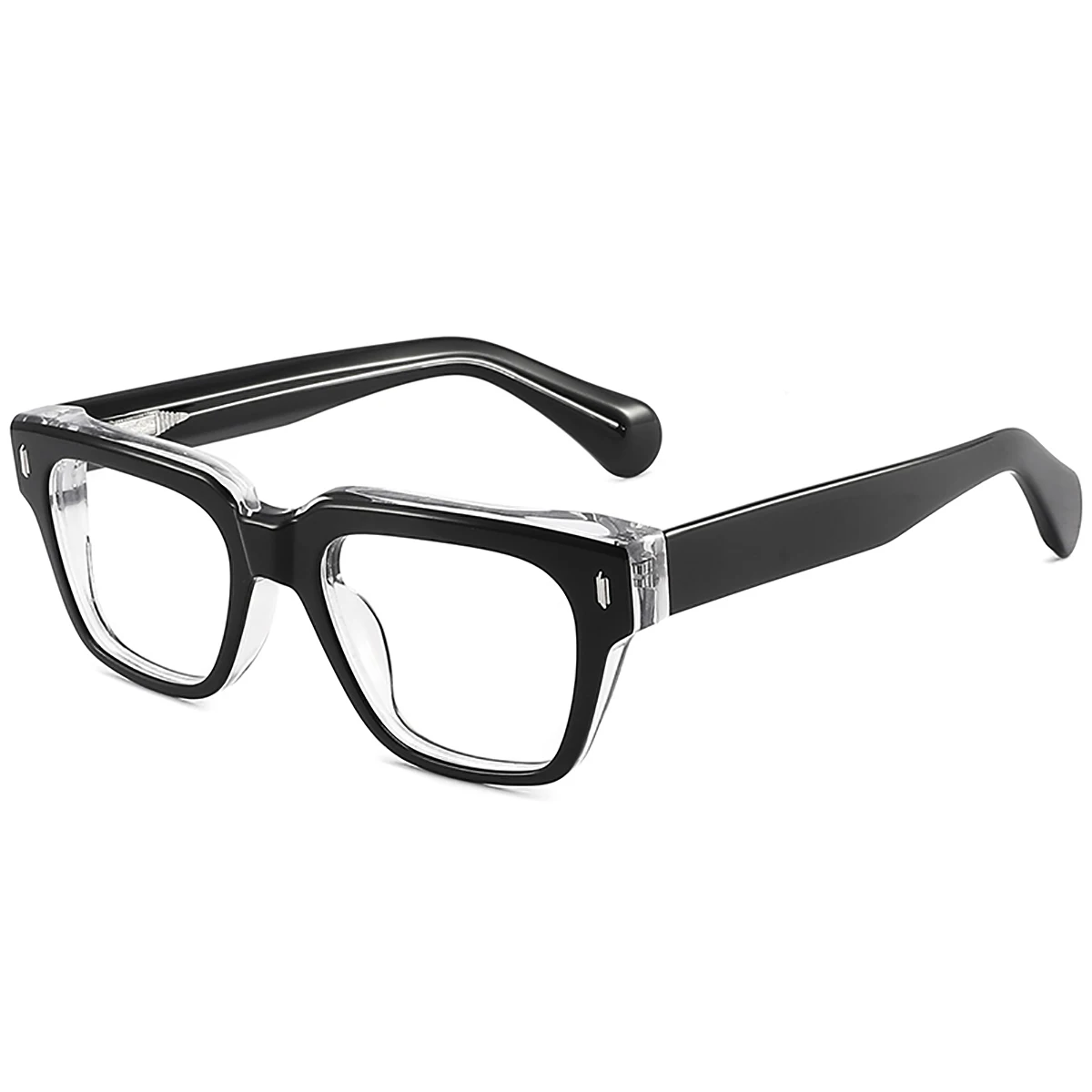 New Acetate Rectangle Eyeglass Frames for women,Cute Myopia Optical Prescription Vintage Fashion Men Eyeglasses Frames