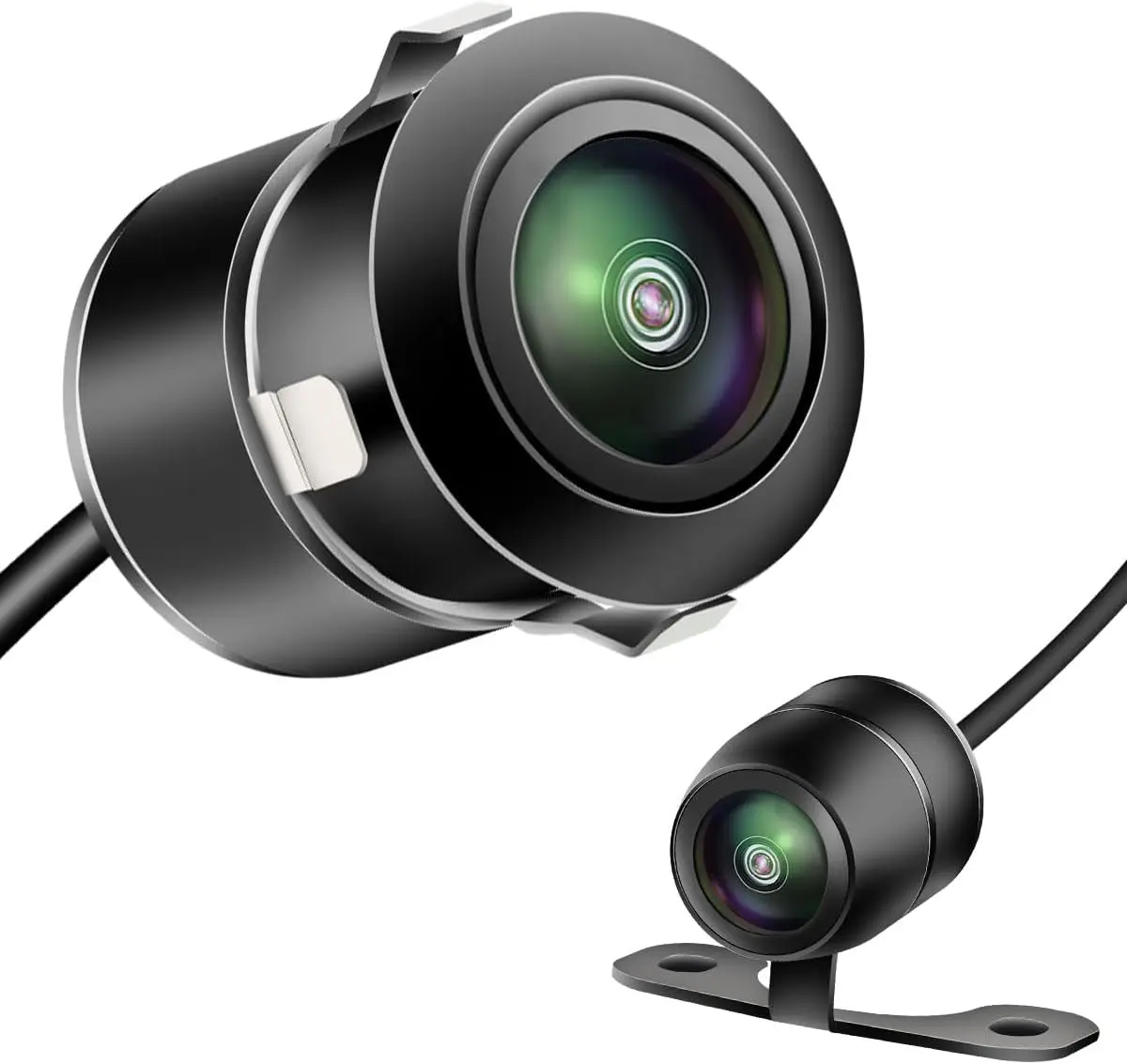 E-Too Universal Waterproof IP68 Car Reversing Camera Backup With Parking Line 4 Pin Cable Camera AHD Rear Mini Rear Car Camera