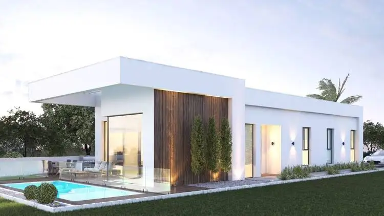Light modular prefab houses modern luxury villa Cement prefabriquee villas