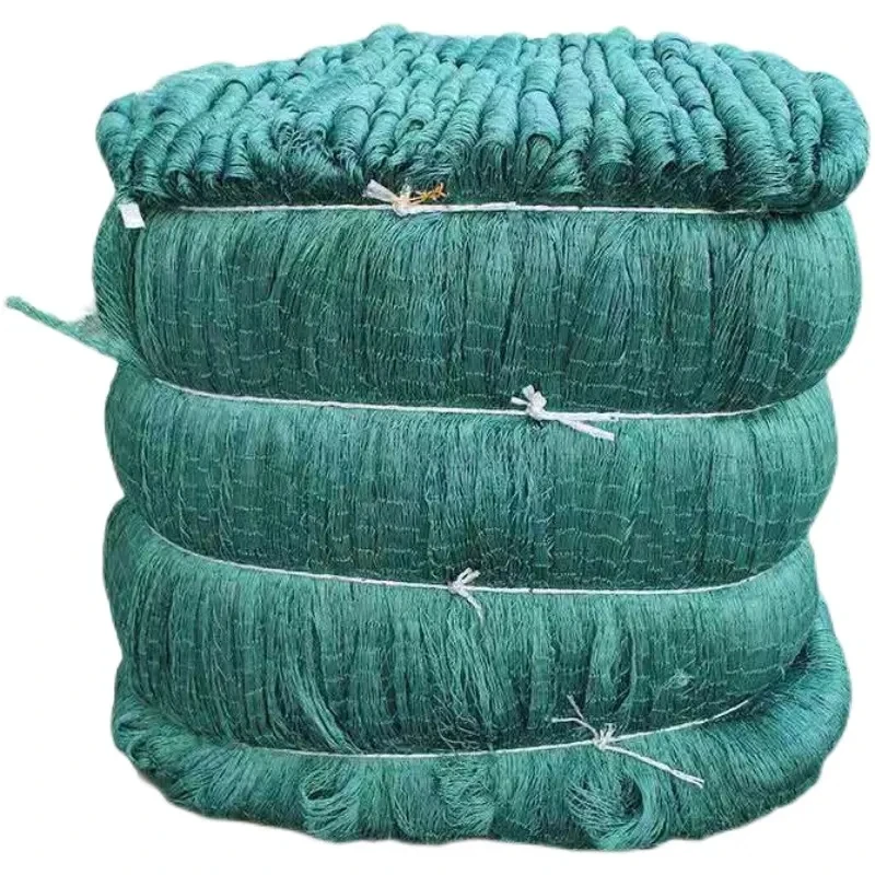 fishing net fishing accessories HDPE green Knotted net sturdy heaviness duty Nets for bird breeding