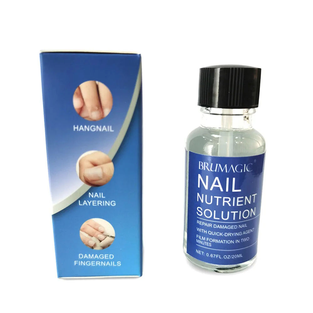 Private Label Moisturizing Nail Repair Liquid Skincare Hand Foot Nail Treatment Nutrient Solution Liquid Wholesale Bulk