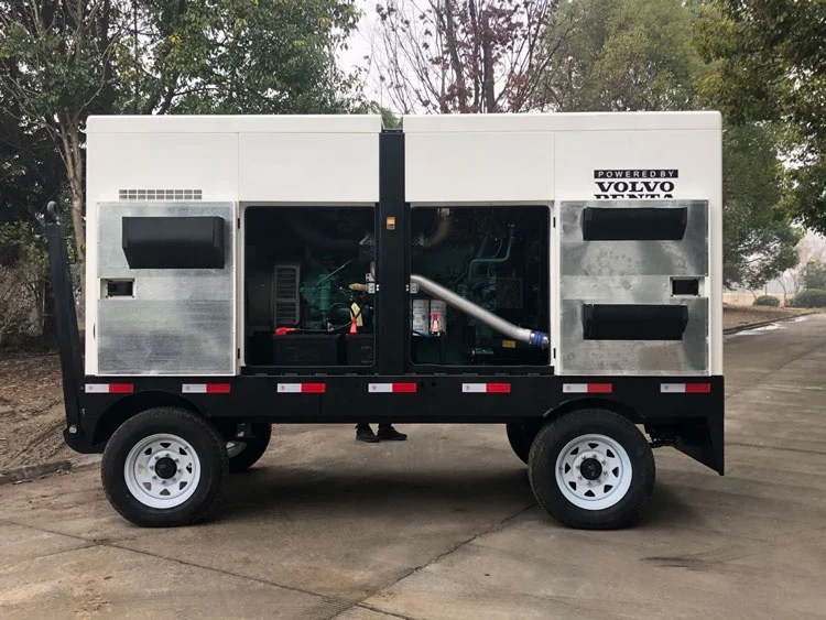  New factory sale powered by Korea Doosan engine DP086LA trailer type 200KW diesel generator