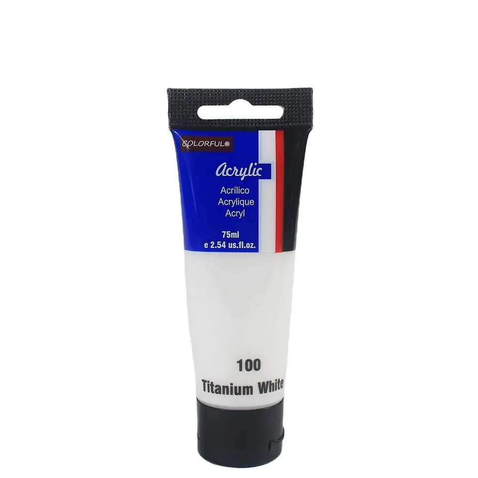 Colorful brand 75ml Craft Acrylic Paint Acrylic color Tube