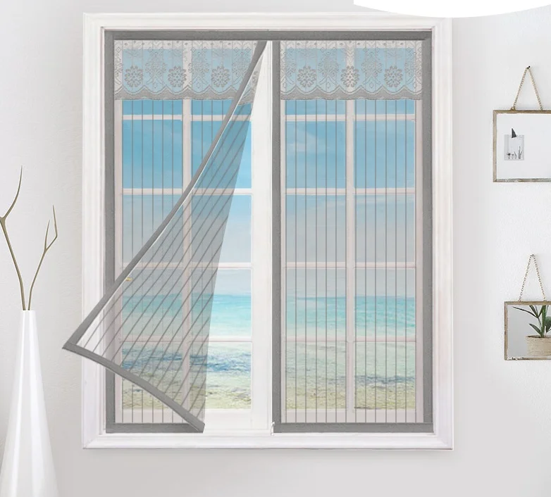 magic zipper window screen curtain as seen on tv