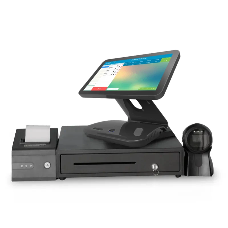 Caja Registradora Pos Equipment Manufacturer Touch Screen All In One Pos System Cash Register Kasse Machine For Supermarket