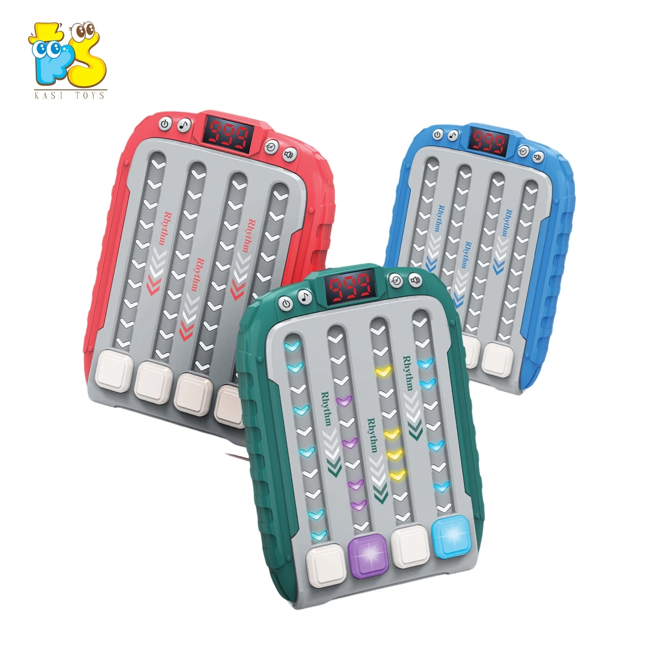 KS Rhythm Master Palm Game Machine Puzzle Quick Push Game Toy STEM Rhythm Master Dance Machine For Kids