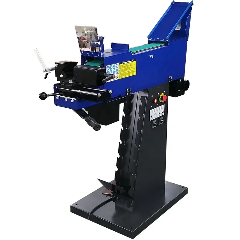 single phase motor type tube notcher pipe notching machine with metal deburring belt