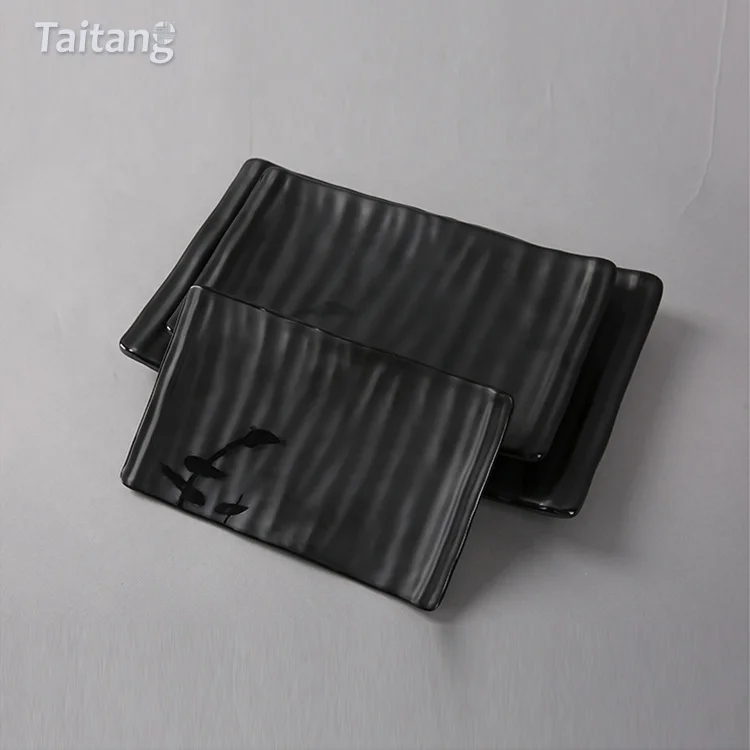 Melamine heated dinner plate for party buffet