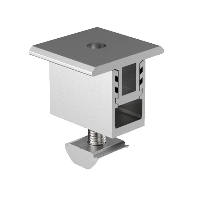 Алюминиевый Регулируемый крепежный кронштейн для крепления солнечной панели на крыше