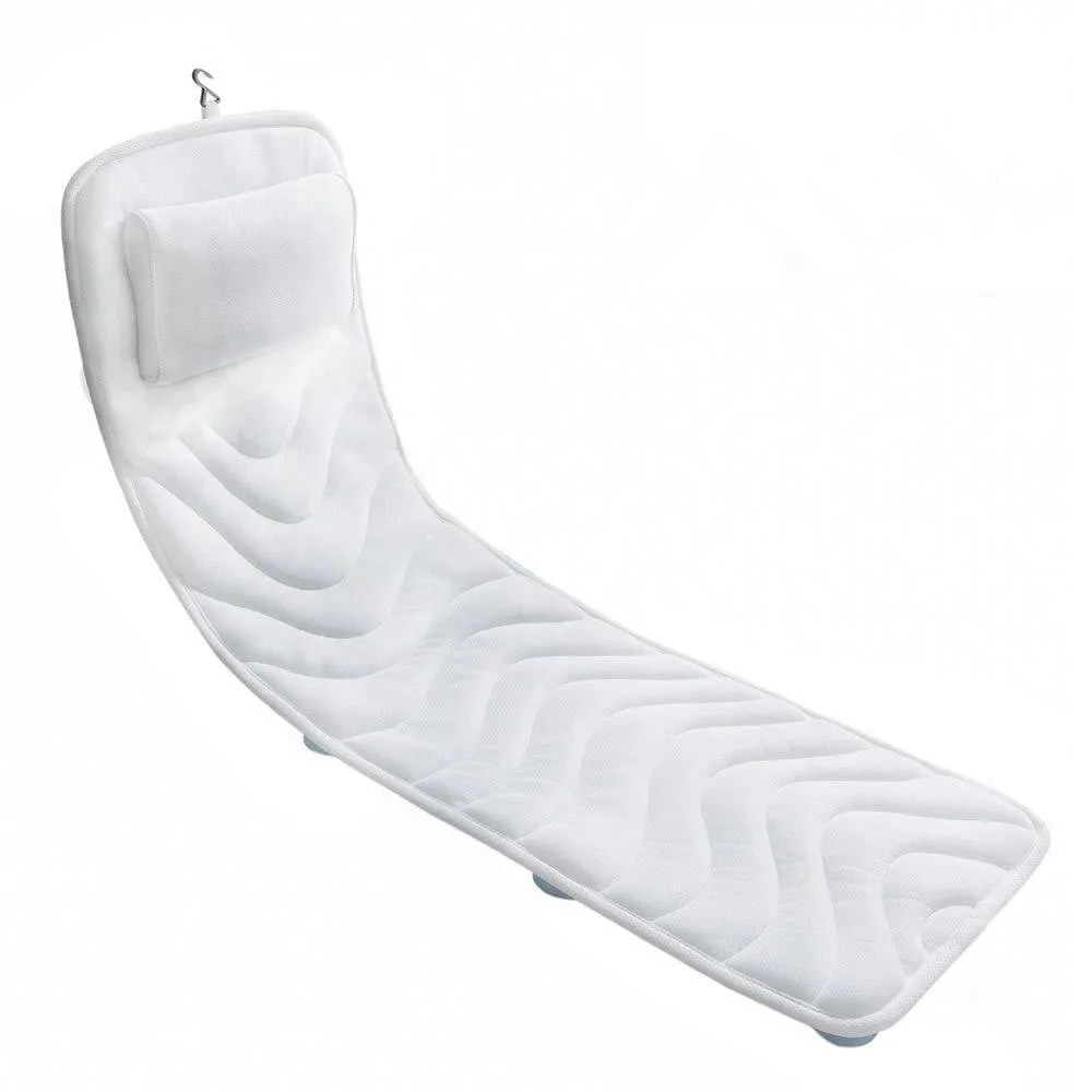 3D mesh  baht pillow  Spa cushion with suction cups  comfortable  Bath Tub cushion