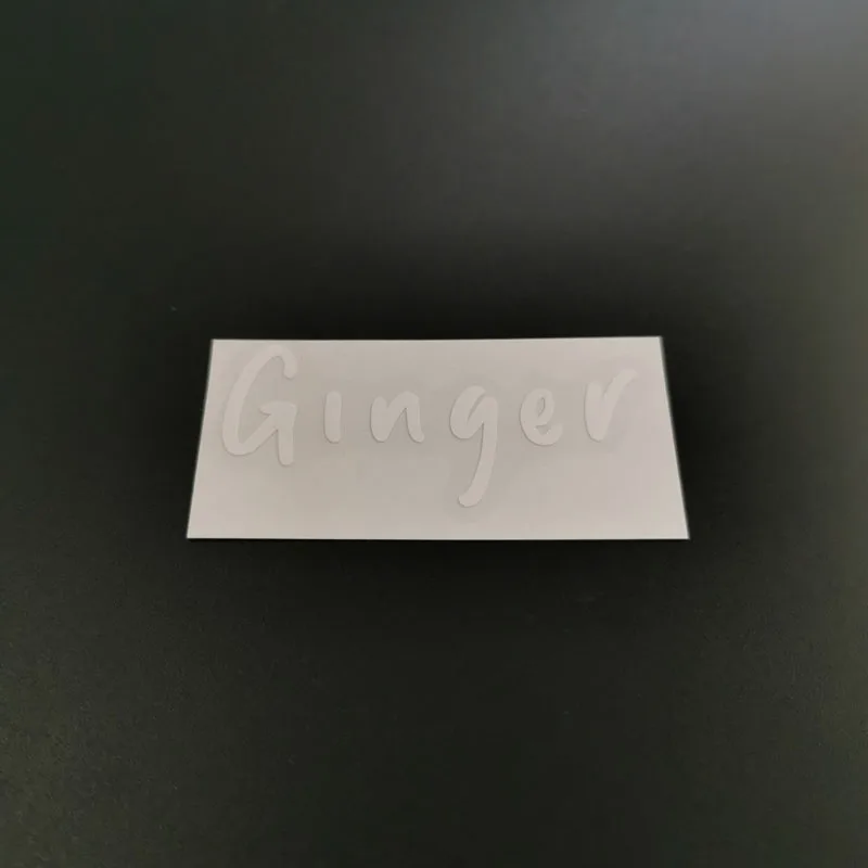 Custom car lettering stickers with no background