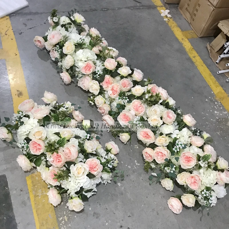 LFB1489 double layer artificial white ivory wedding decoration flower centerpiece  wholesale
