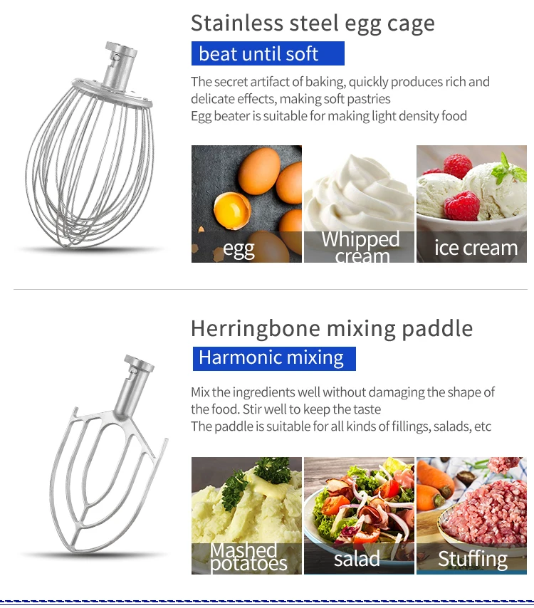 20l Kitchen Food Mixing Dough Mixer Cheap Planetary Commercial Dough Mixer Philippines Flour Pizza Cake Bread Bakery Dough Mixer