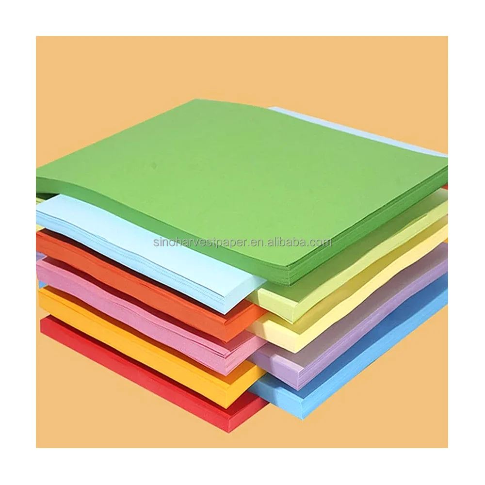 Wholesale colorful stationery color paper custom sizes can be printed in a variety of colors suitable for hand-made diy