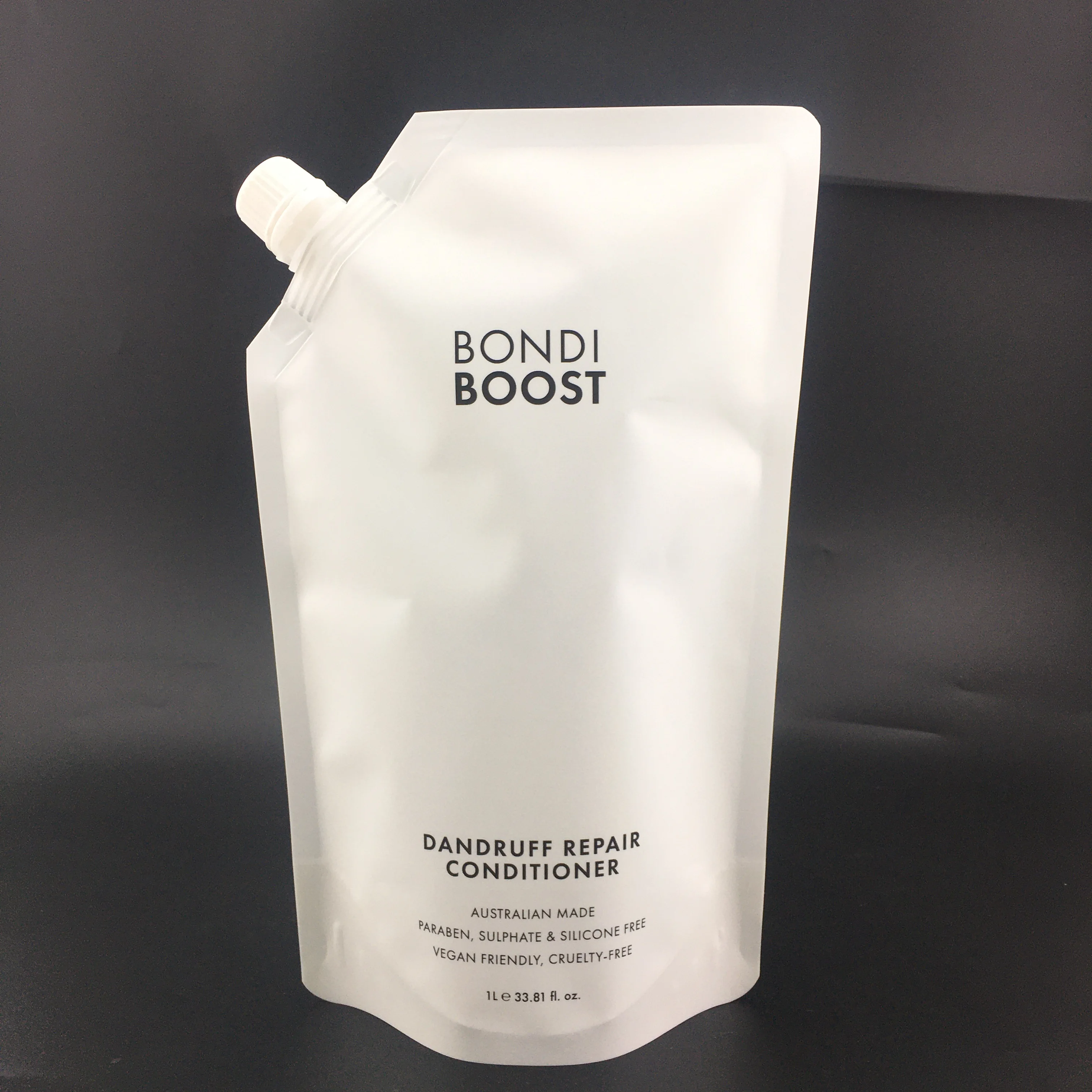 500ml spout pouch  Doypack Standing Liquid Laundry Washing Detergents Spout Bags Stand up Plastic