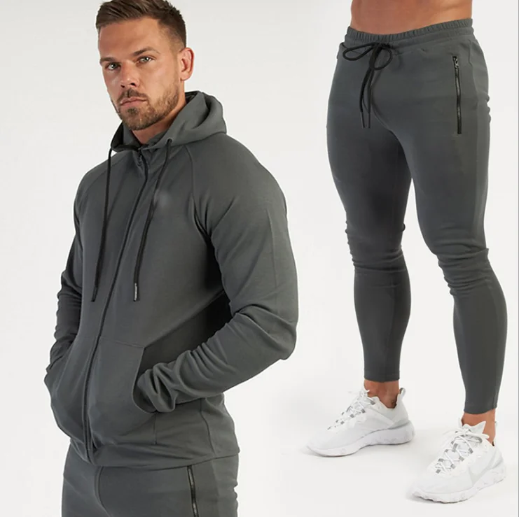 High Quality Popular Custom Gym Muscle Men Sports Track Suit Set