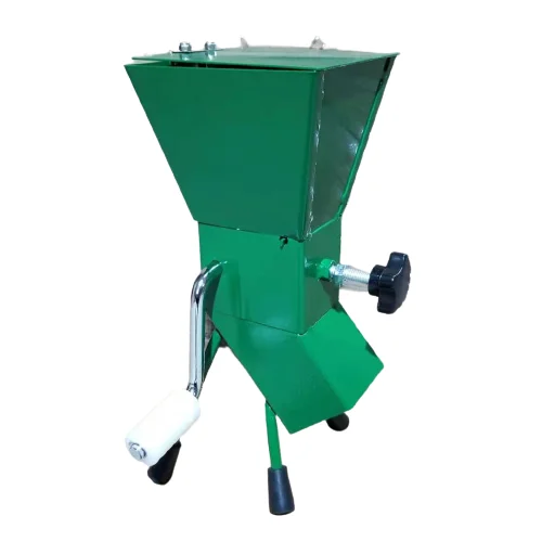 Portable and Adjustable hand crank nutcracker tool for cracking nuts All Steel for Hazelnuts